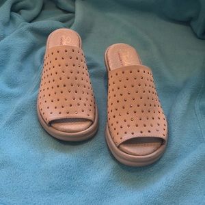 Skechers Women's Rumblers Silky Smooth Wedge Sandals